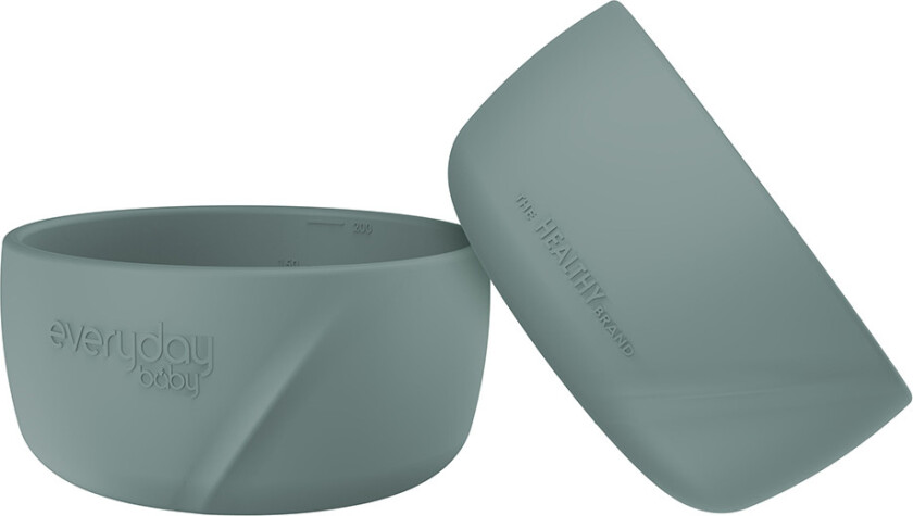 silikonskål 2-pakning Harmony Green