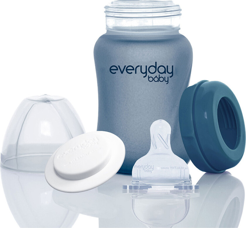 Everyday baby varmefølende tåteflaske - 150ml Blå