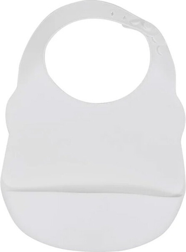 Bib Silikon hvit
