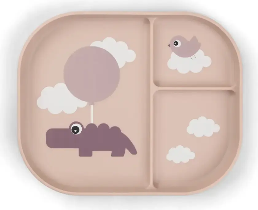 Foodie plate med rom Happy clouds Powder