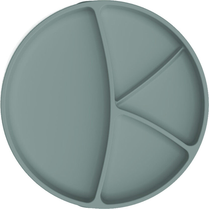 Silikonplate med sugekopp Harmony Green