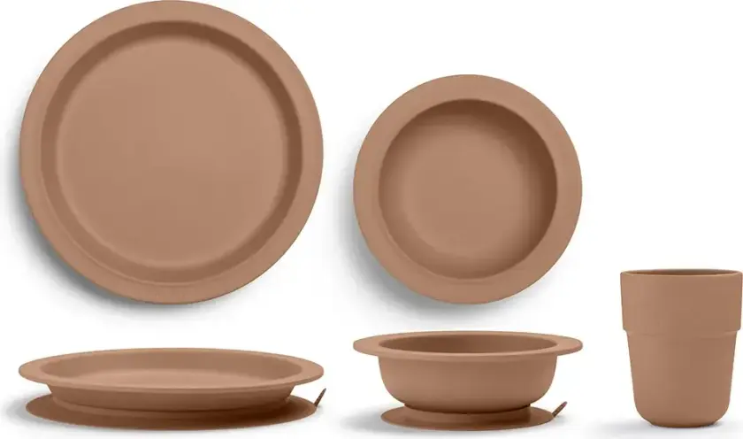 Details Barneservise 3delt Soft Terracotta