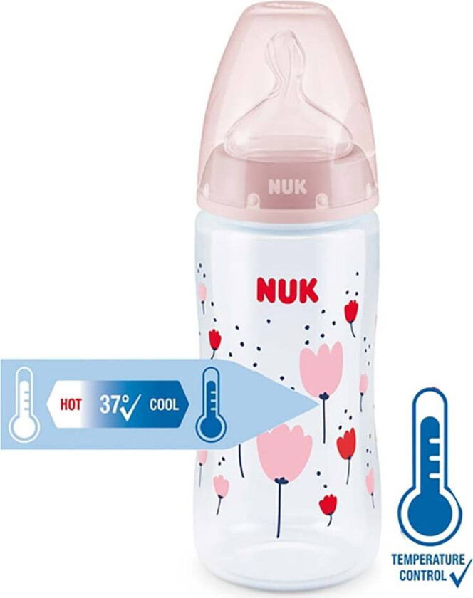 First Choice+ tåteflaske 300 ml Rosa