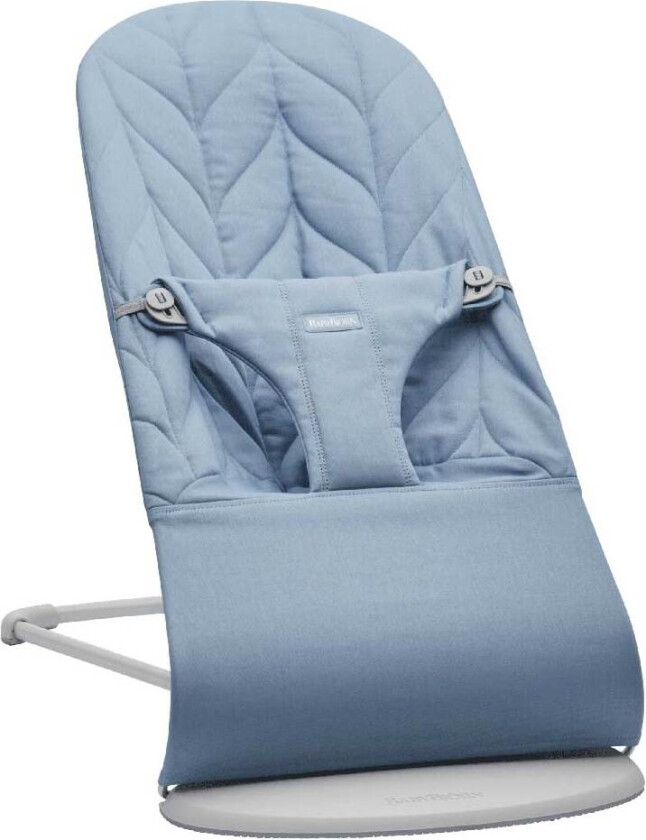 Babybjörn Babysitter Bliss vevd bladmønster blå