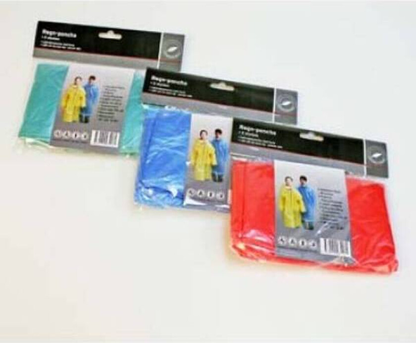 Bilde av Regnponcho 2pk