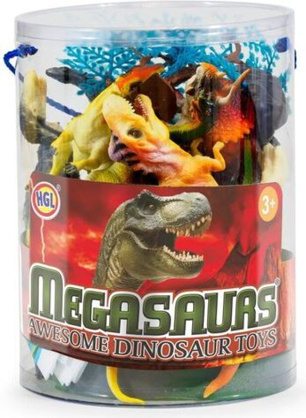 Dinosaur tub set large | Med lekematte og tilbehør