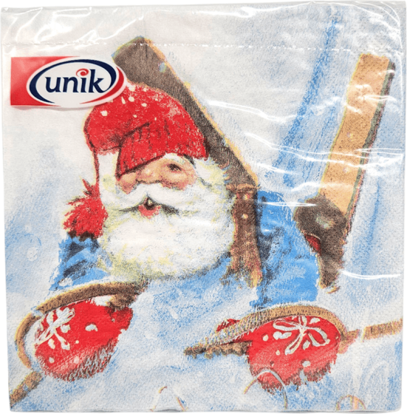 Juleservietter Nissefall 20pk 3-lags | 33x33cm | Unik