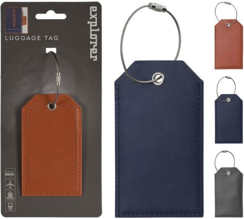 Bagasjelapp PU-Lær | Flere farger
