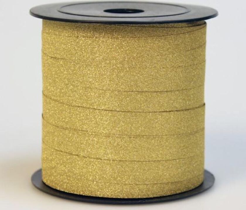 Bilde av Gavebånd Glitter Gull 50m x 10mm
