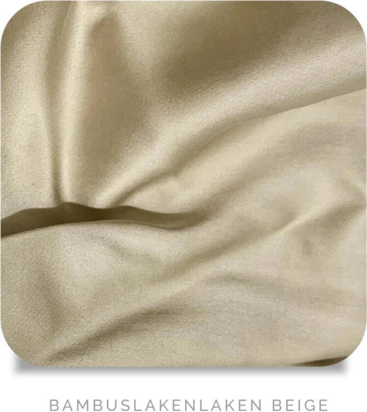 Bambus Laken, Beige