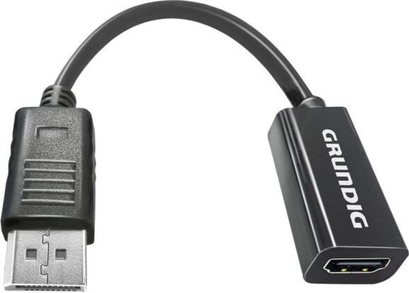 Adapter DisplayPort til HDMI | 0,2m Kabel
