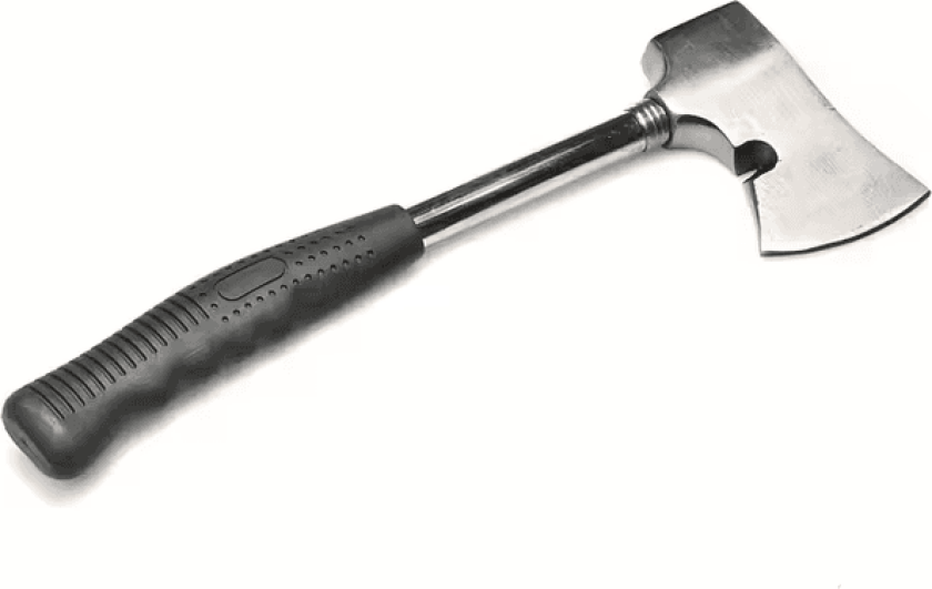 Campingøks 33cm | Robust turøks med grep og futteral