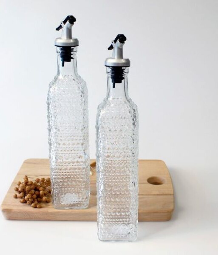 Olje & Eddikflaske 500ml | Med dispenser lokk