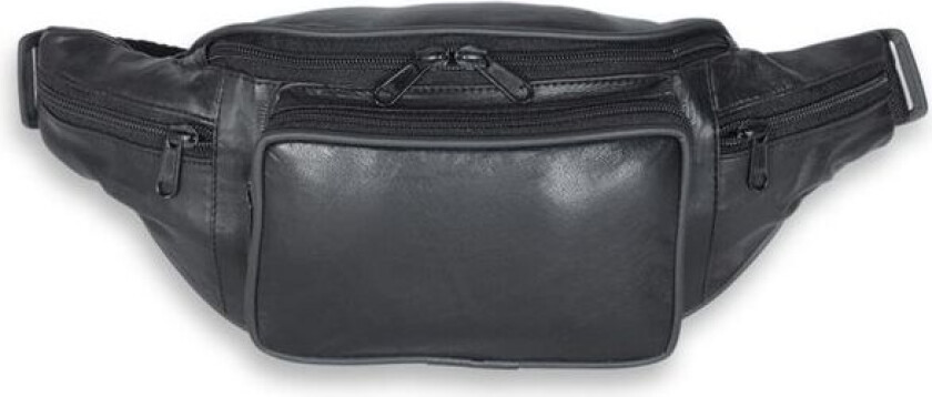 Sort Bum Bag i Lammeskinn | 1,2 L