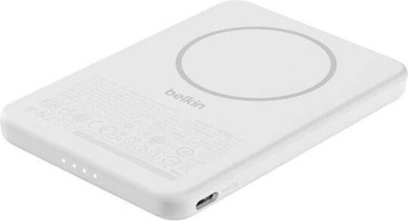 BoostCharge wireless power bank - slim - magnetic 24 pin USB-C - 15 Watt
