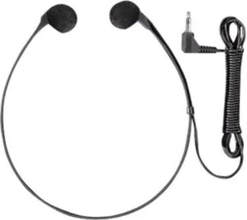 E103 Transcription Headset Hodetelefoner 3,5 Mm Jakk Stereo Svart