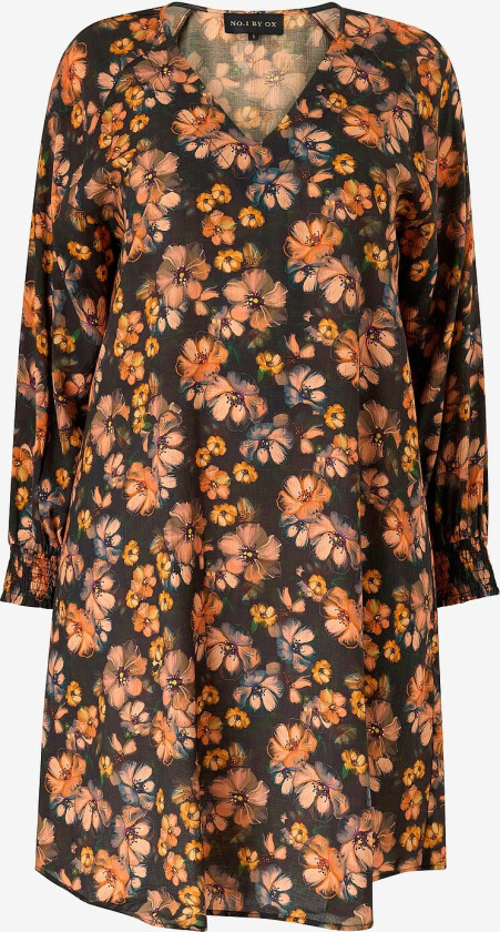 Kjole Loose Raglan V Neck - Flerfarget