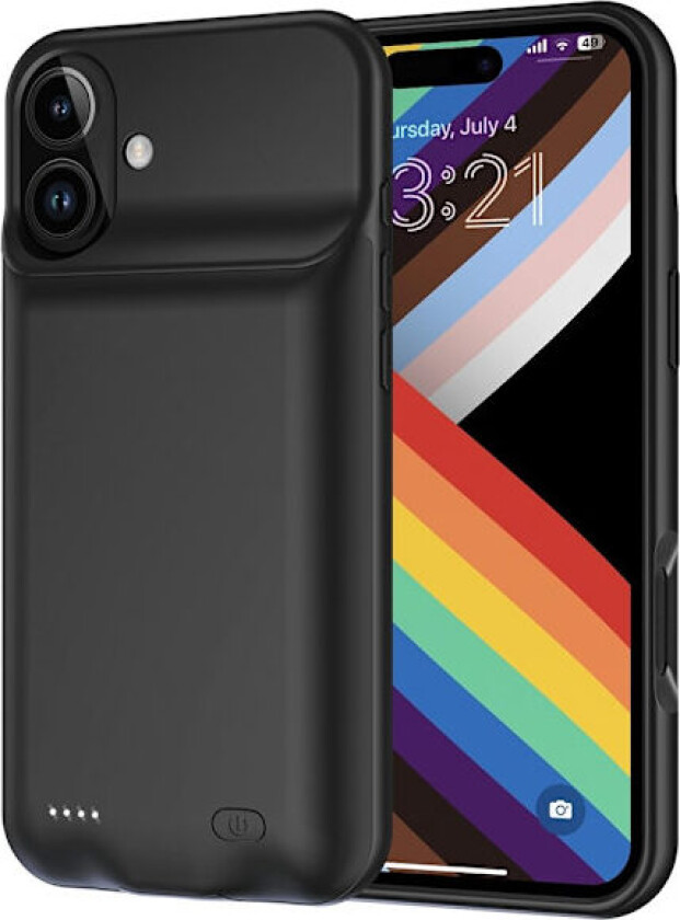 Ladetui For iPhone 17 6000mAh oppladbart batterideksel Powerbank