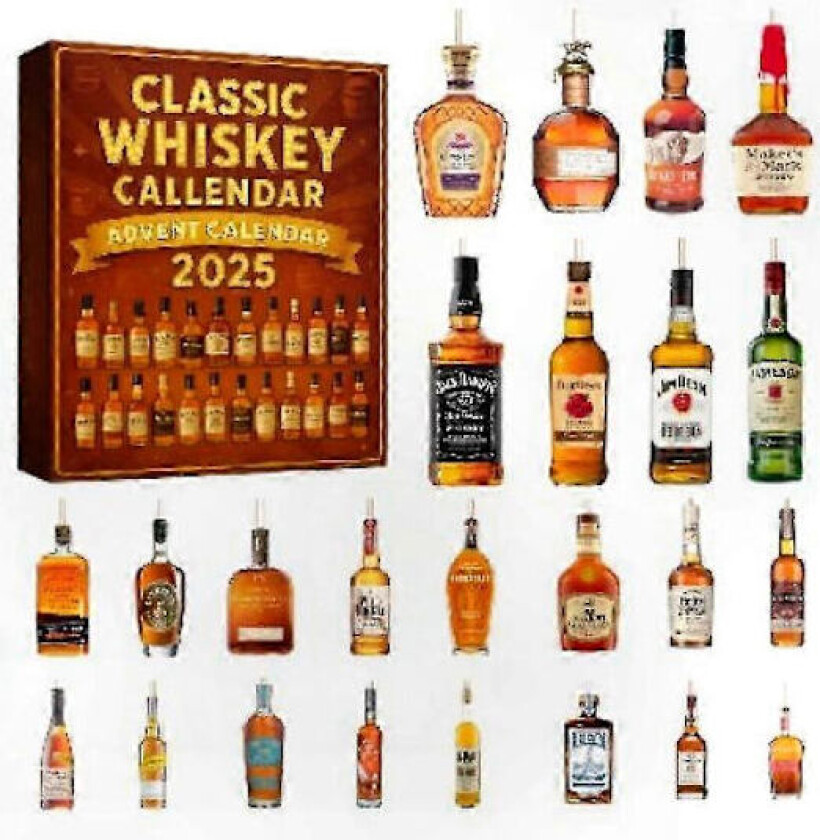 Julekalender med festlig utvalg – Premium sprit for juleglede