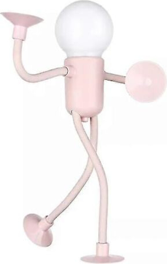 Formbar Morsom Sportsmann Nattlampe Knappebatteri Skrivebordslampe Allsidig Mini Lampe Kreativ O