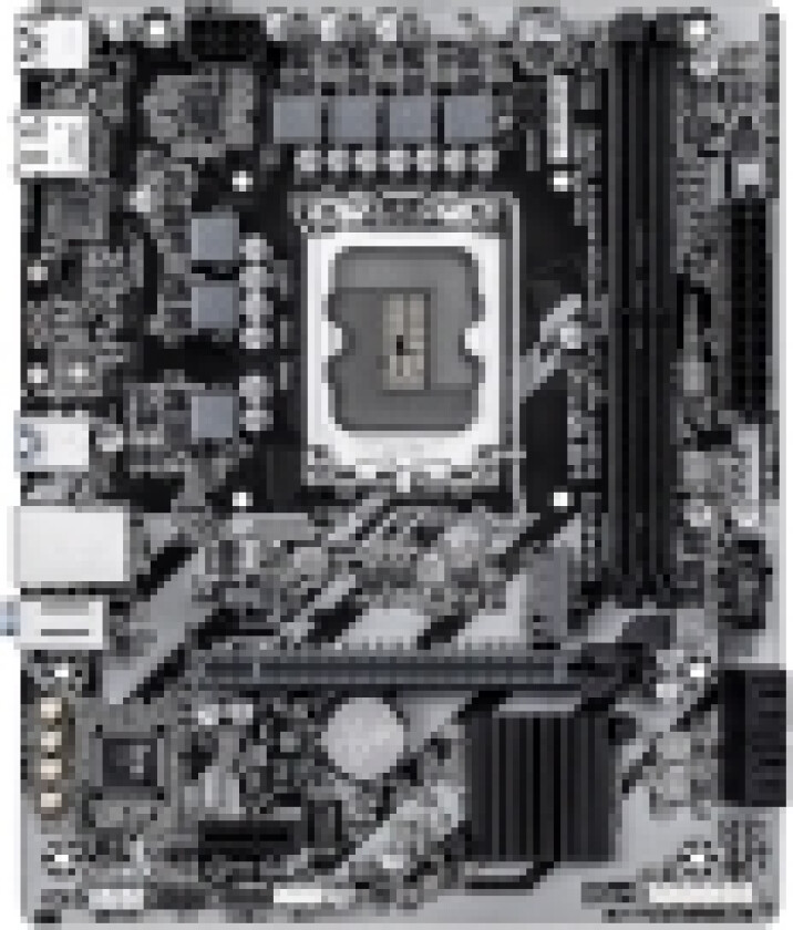 Gigabyte H810M K - Hovedkort - micro ATX - LGA1851-sokkel - H810 Chipset - USB 3.2 Gen 1 - Gigabit LAN - innbygd grafikk (CPU kreves) - HD-lyd (8-kanalers)