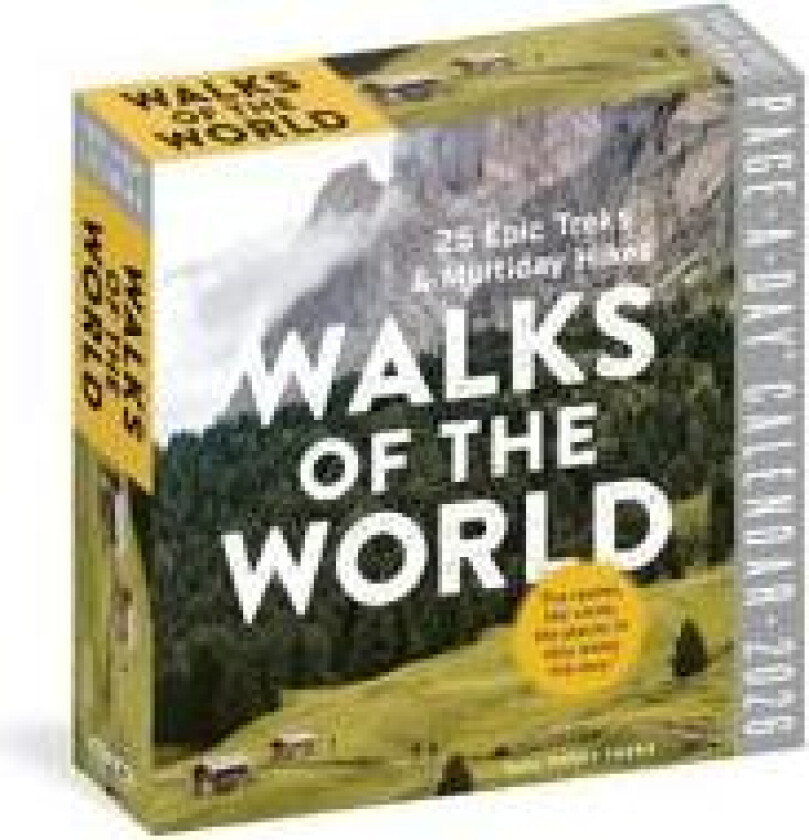 Walks of the World Page-A-Day® Calendar 2026