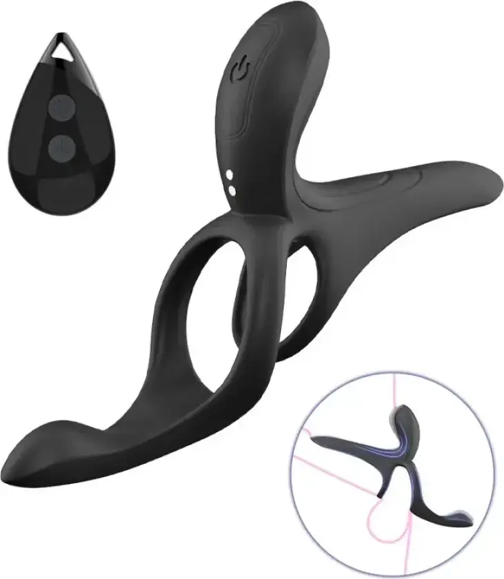 Vibrating Cock Ring With Clitoral Stimulation