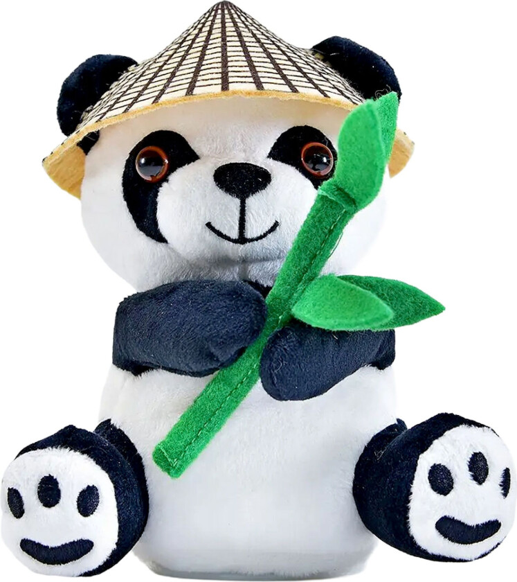 Herme-dyr Panda med Bambus