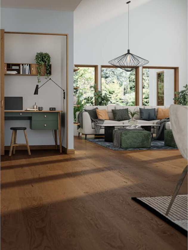 Tregulv Bjelin Herdet Eik Lindby 3.0 XL 1-stav