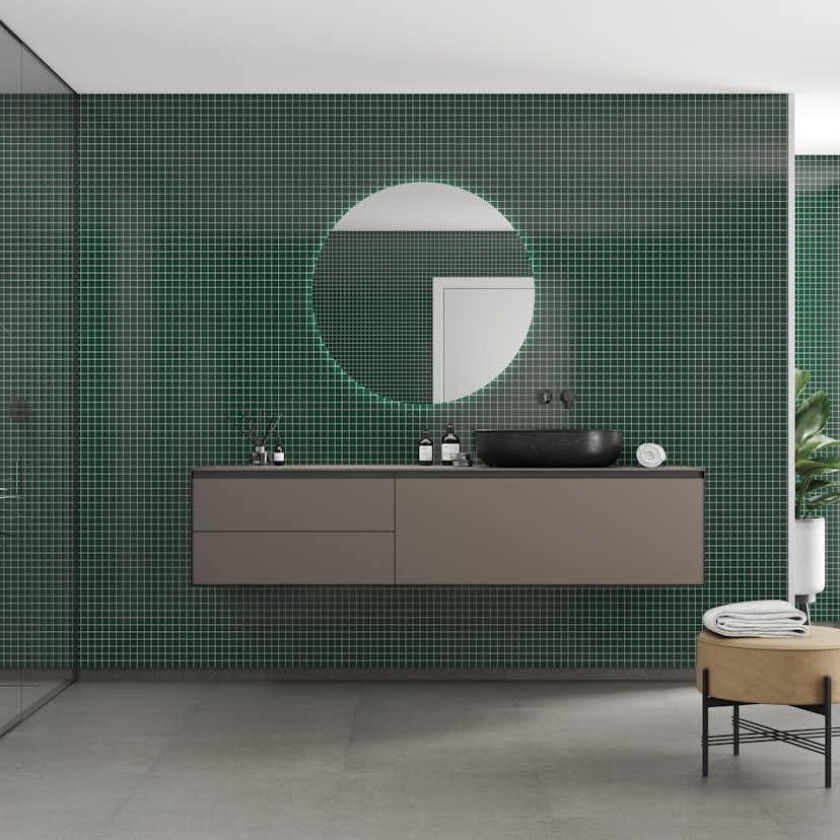 Baderomspanel Fibo 5231-M0303 Bottle Green