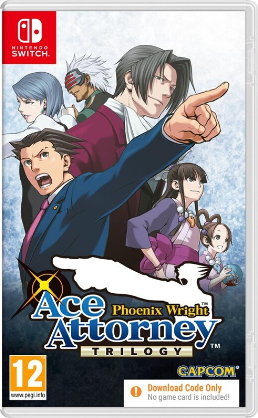 Phoenix Wright - Ace Attorney Trilogy (Code in a Box) - Nintendo Switch - Visual Novel
