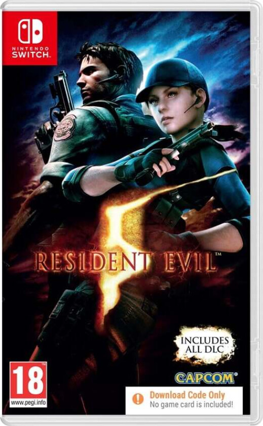 Resident Evil 5 (Code in a Box) - Nintendo Switch - Horror