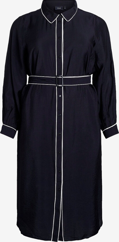 Kjole mBelis L/S Blk Dress - Svart