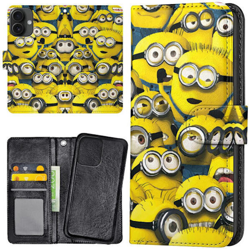 iPhone 16 Plus - Lommebok Deksel Minions