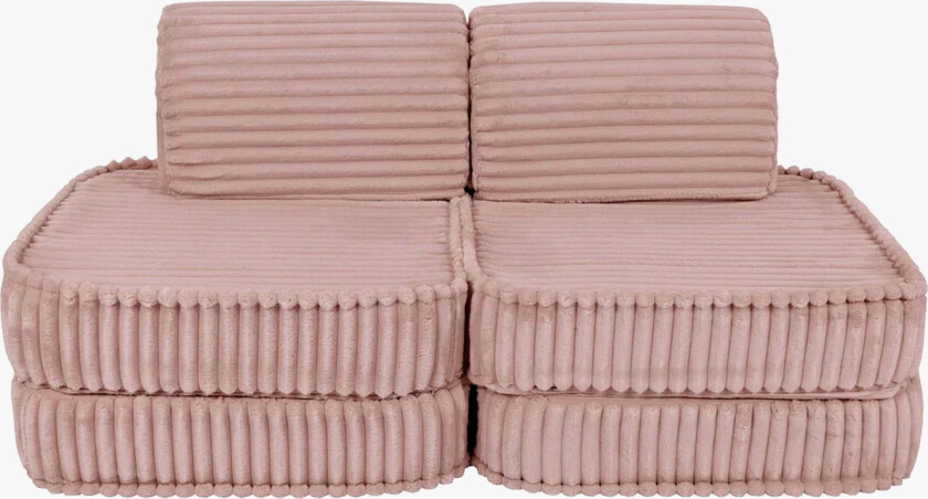 Churros Sofa Basic, Ruby Chocolate Pink - Sittemøbler - Polyester