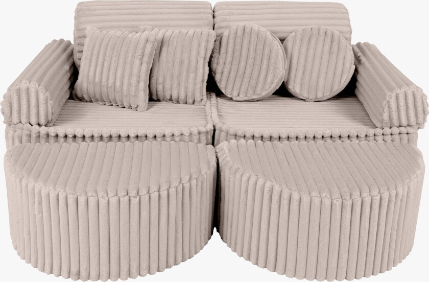 Churros Sofa Max, Pebble Beige - Sittemøbler - Polyester