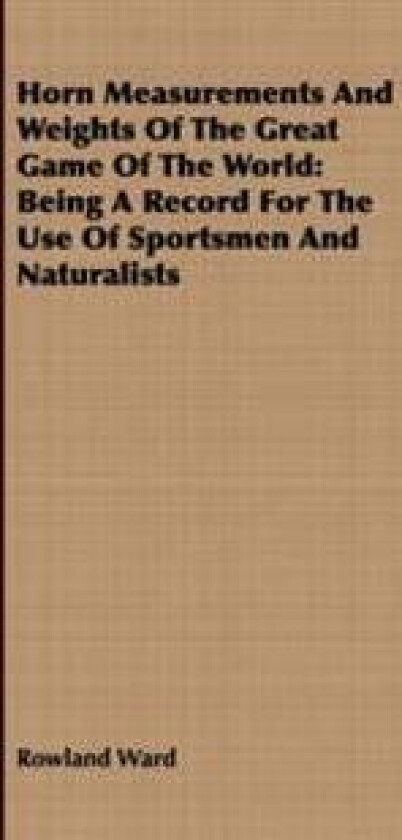 Horn Measurements and Weights of the Great Game of the World