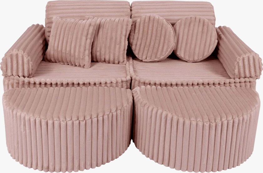 Churros Max Sofa, Ruby Chocolate Pink - Sittemøbler - Polyester