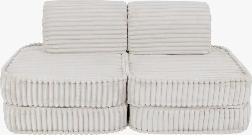 Churros Sofa Basic, Cotton Candy White - Sittemøbler - Polyester