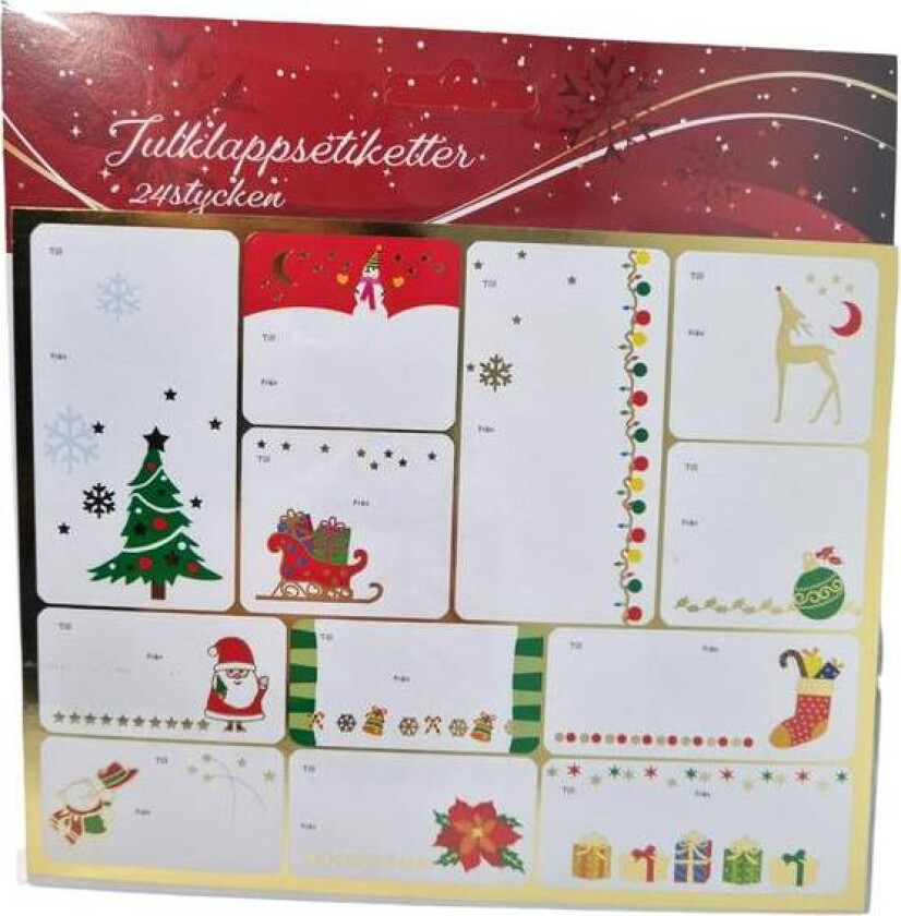 Merkelapper Jul 24stk