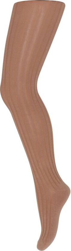 Strømpebukser - Rib - Tawny Brown - - 100 - Strømpebukser