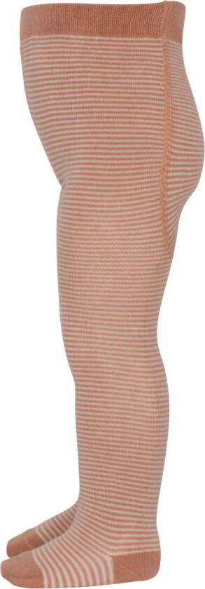 Strømpebukser m. Striper - Viggie - Lysbrun Brown - - 70 - Strømpebukser