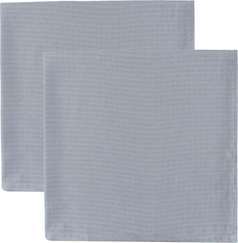 Stoffklutene - 2-pack - 75x75 - Jasmin Blue - - OneSize - Gulpeklut