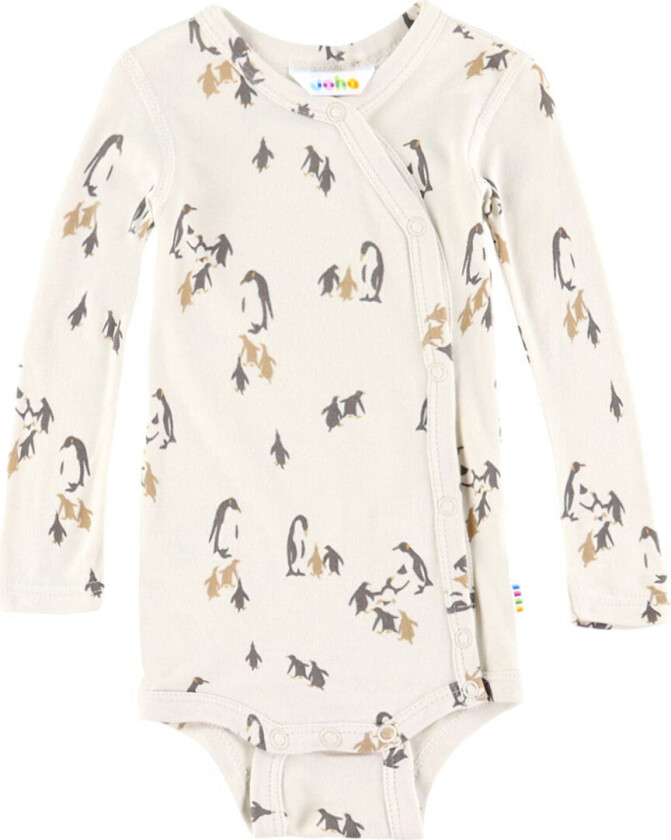 Omslagsbody I/e - Bambus - Lys Beige - - 40 - Langermet Body