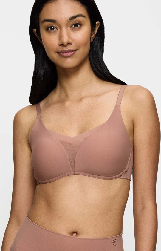 Shape Smart BH uten bøyle, brun, Størrelse: 2, Kvinner