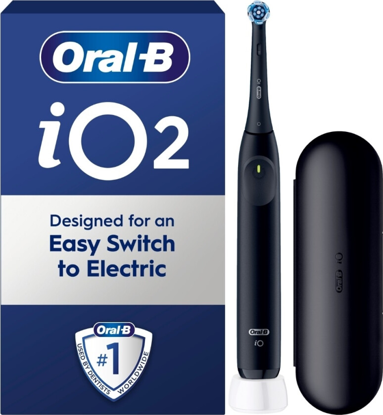 iO Series 2 Series 2 Elektrisk Tandbørste - 3 Nivåer, Timerfunksjon - Night Black