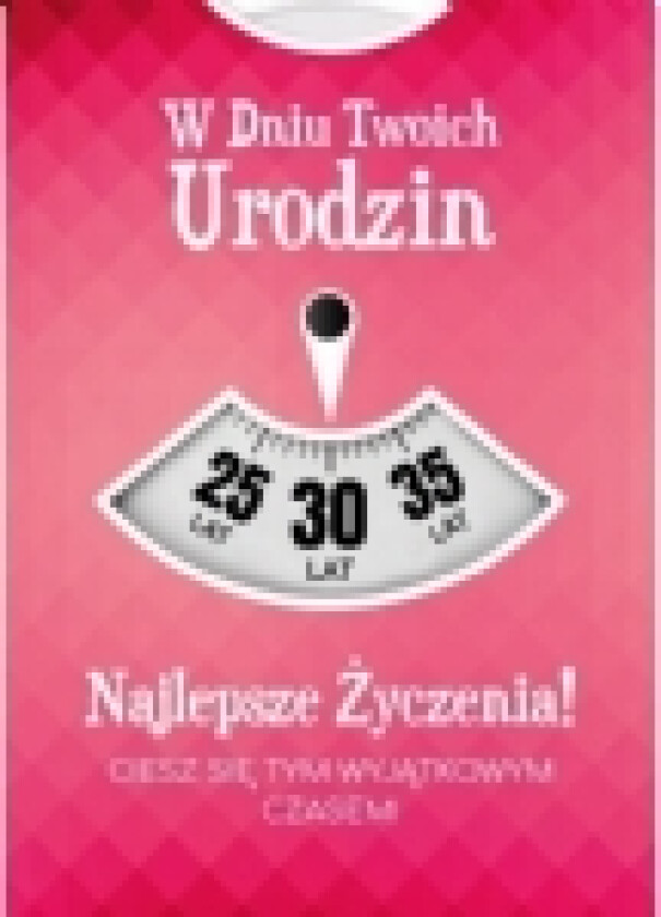 Bursdagskort med utskiftbare sifre