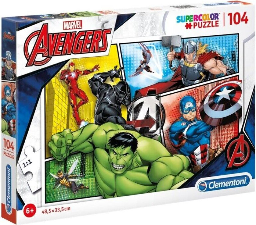 104 pcs Puzzles Kids Avengers