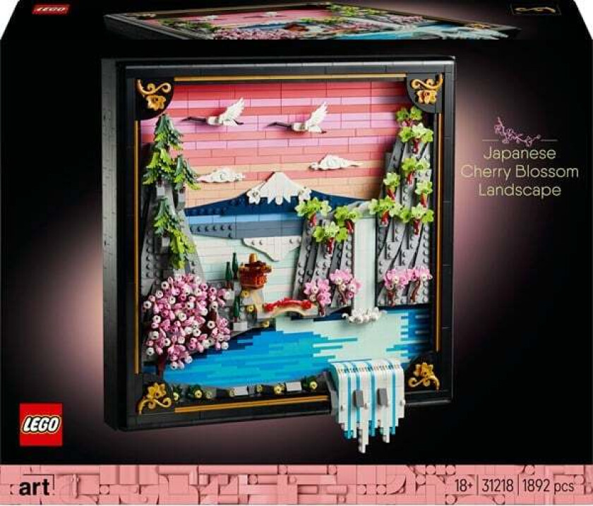 Art 31218 Landskap med japanske kirsebærtrær