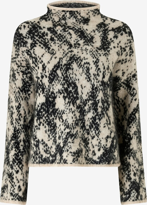 Pullover Sway Knit T-neck - Beige